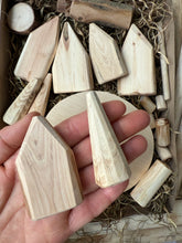 Paint it Yourself Wooden Winter Village