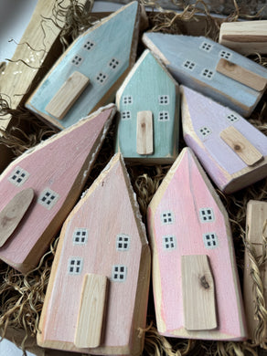 Chunky Branch Houses (soft rainbow)