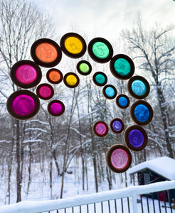 Colourful Window Circles (small)