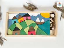 Playable Art - Houses and Hills