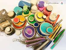 Colourful/Natural loose parts mix