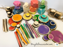 Colourful/Natural loose parts mix